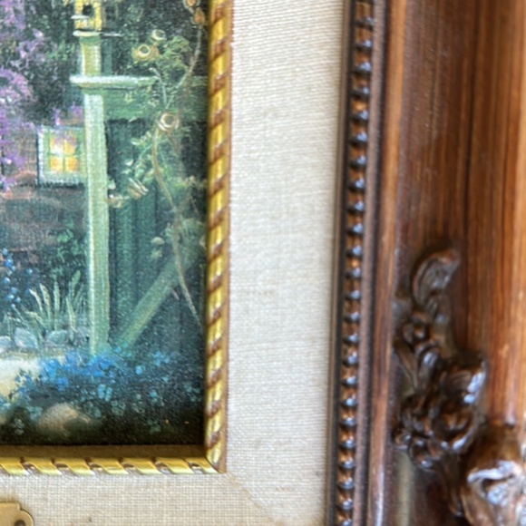 Holly Cottage Marty BELL auténtic original paint 1995 #416/750 8x6 canvas wood - Picture 8 of 8